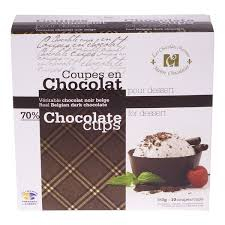 Les Chocolats Martines- Chocolate Cups Dark 150g